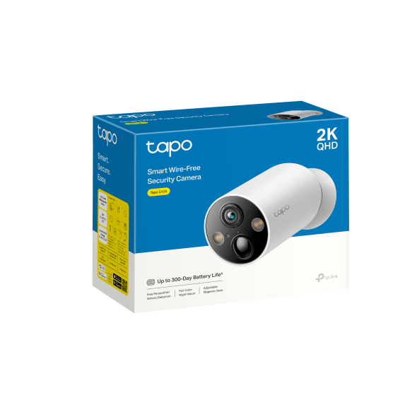TP-Link Tapo C425 2K QHD Smart Wire-Free Security Camera