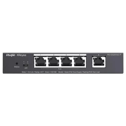 Reyee 5 Port Gigabit with 4 PoE 54W Smart Managed Switch